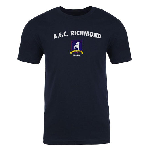 Ted Lasso A.F.C. Richmond Arch and Crest Adult Short Sleeve T-Shirt-3