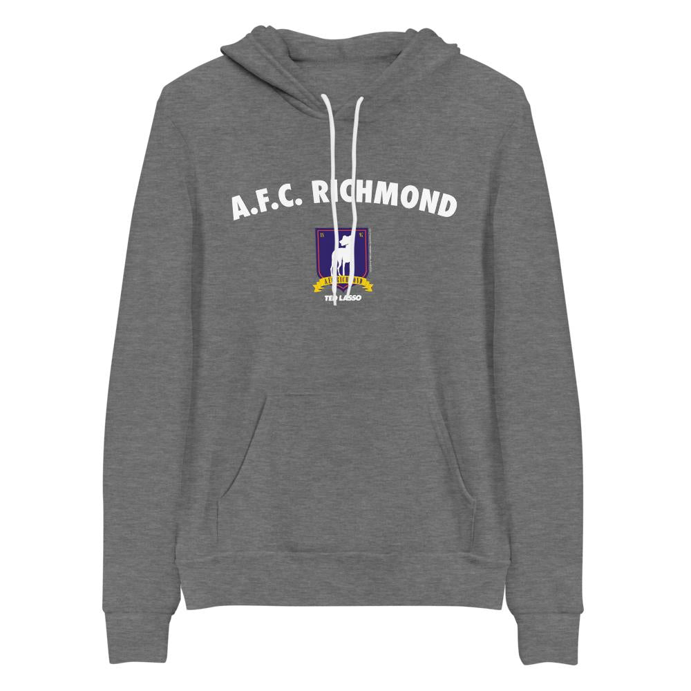 Ted Lasso A.F.C. Richmond Arch and Crest Adult Fleece Hooded Sweatshirt