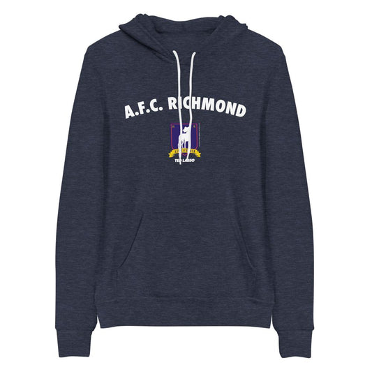 Ted Lasso A.F.C. Richmond Arch and Crest Adult Fleece Hooded Sweatshirt-2