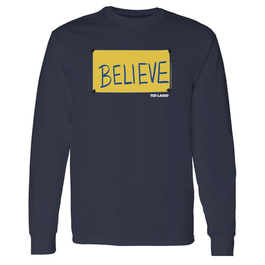 Ted Lasso A.F.C. Richmond Believe Sign Adult Long Sleeve T-Shirt-0