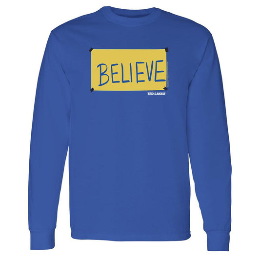 Ted Lasso A.F.C. Richmond Believe Sign Adult Long Sleeve T-Shirt-1