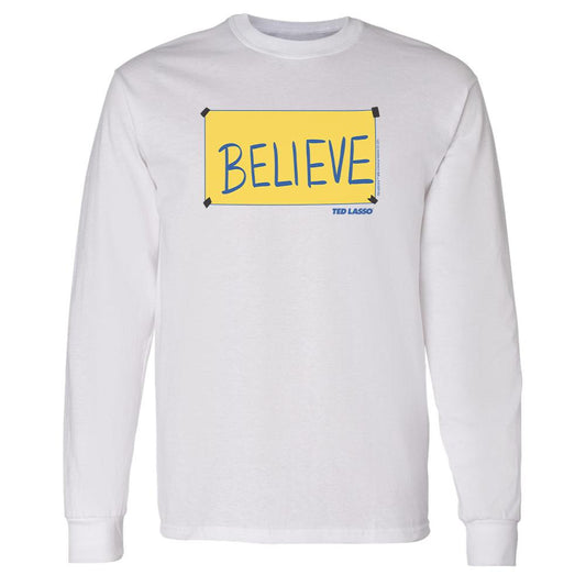 Ted Lasso A.F.C. Richmond Believe Sign Adult Long Sleeve T-Shirt-4