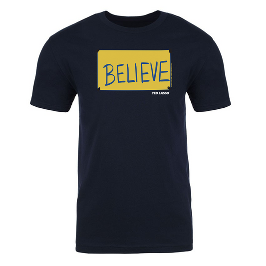 Ted Lasso Believe Sign Adult Short Sleeve T-Shirt-0