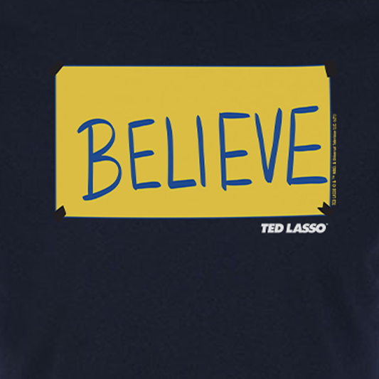 Ted Lasso Believe Sign Adult Short Sleeve T-Shirt-1