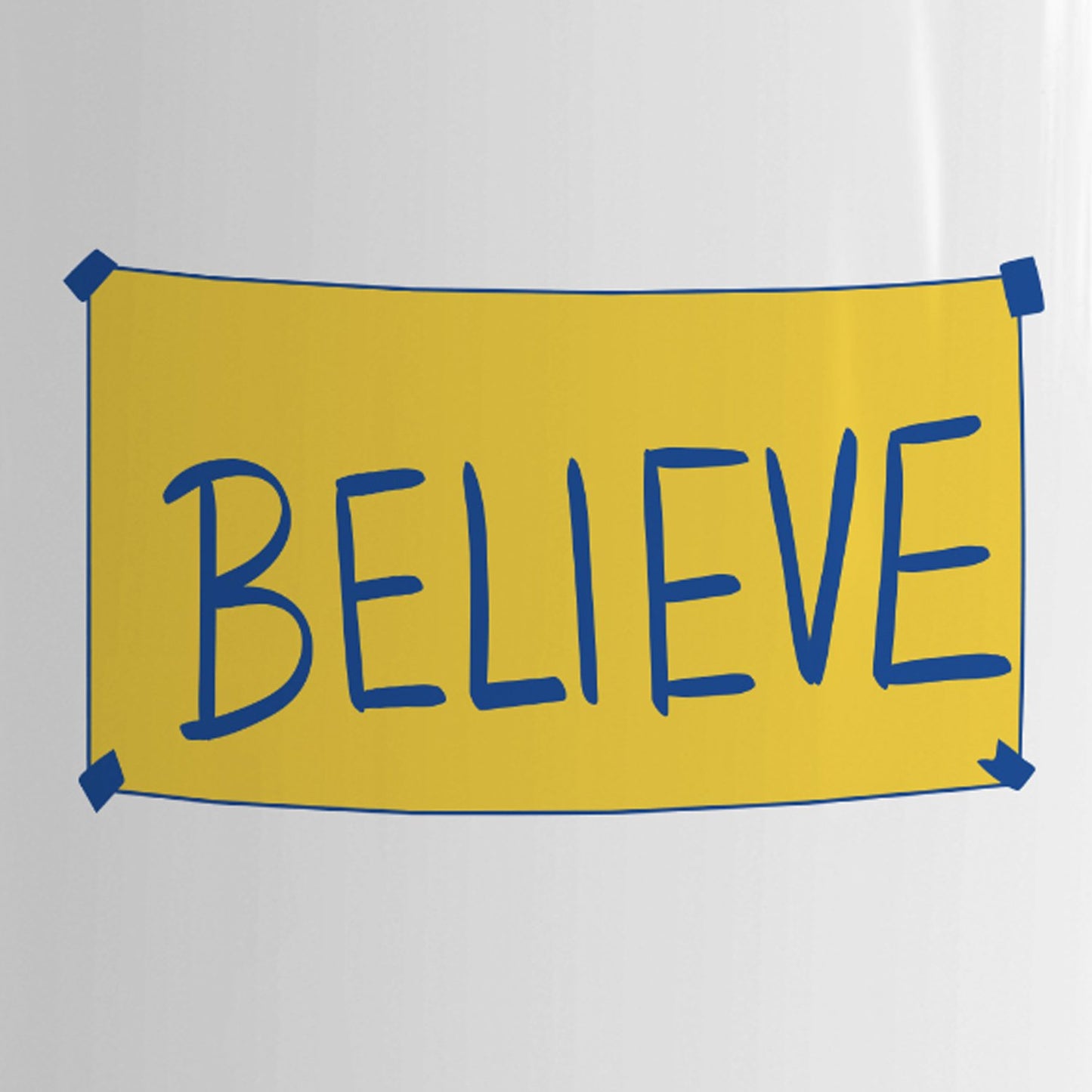 Ted Lasso A.F.C. Richmond Believe Sign White Mug