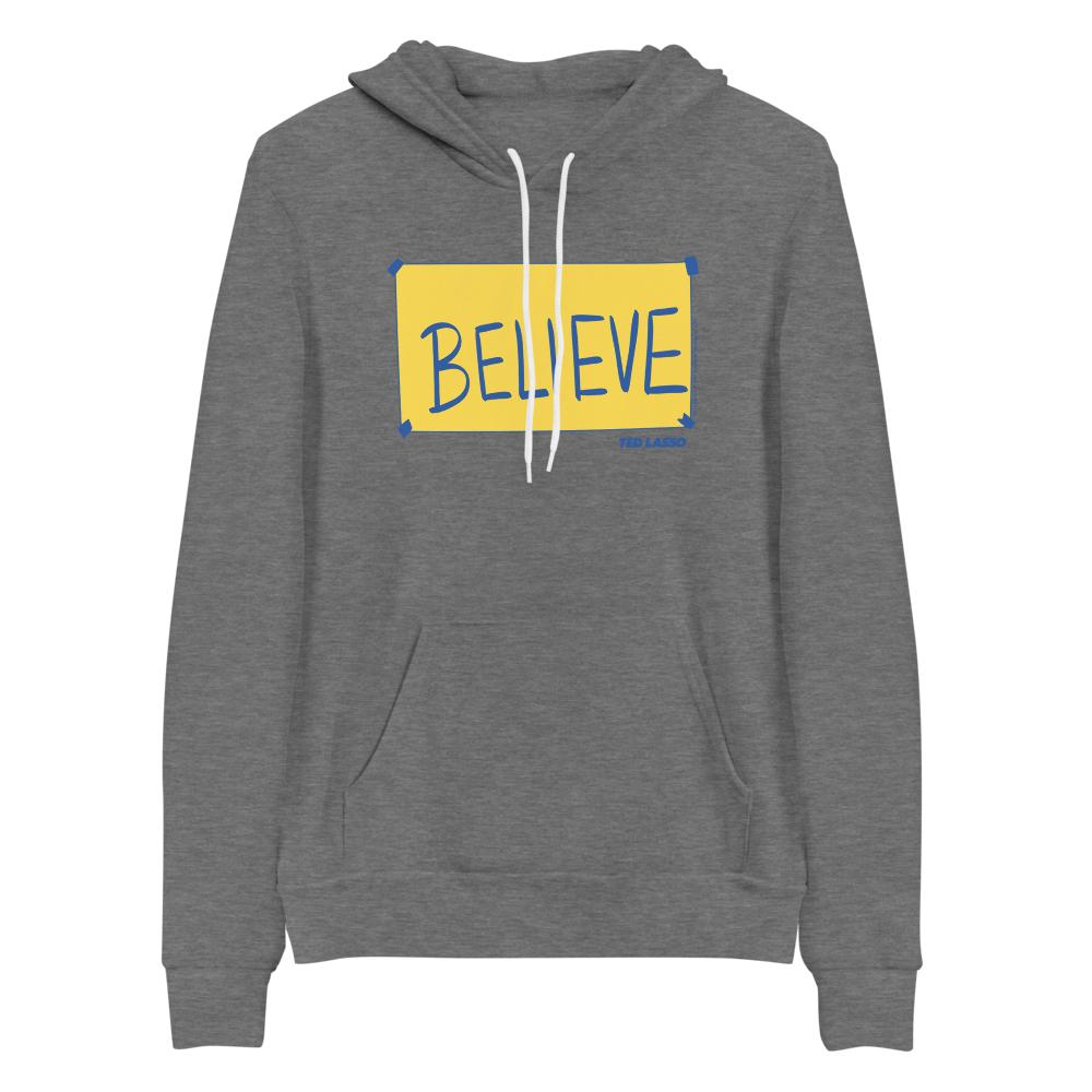 Ted Lasso A.F.C. Richmond Believe Sign Adult Fleece Hooded Sweatshirt