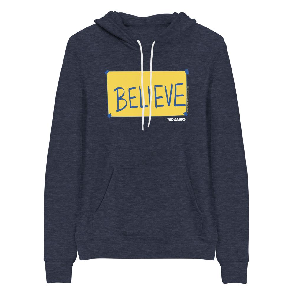 Ted Lasso A.F.C. Richmond Believe Sign Adult Fleece Hooded Sweatshirt