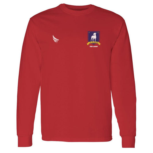 Ted Lasso A.F.C. Richmond Crest Adult Long Sleeve T-Shirt-4