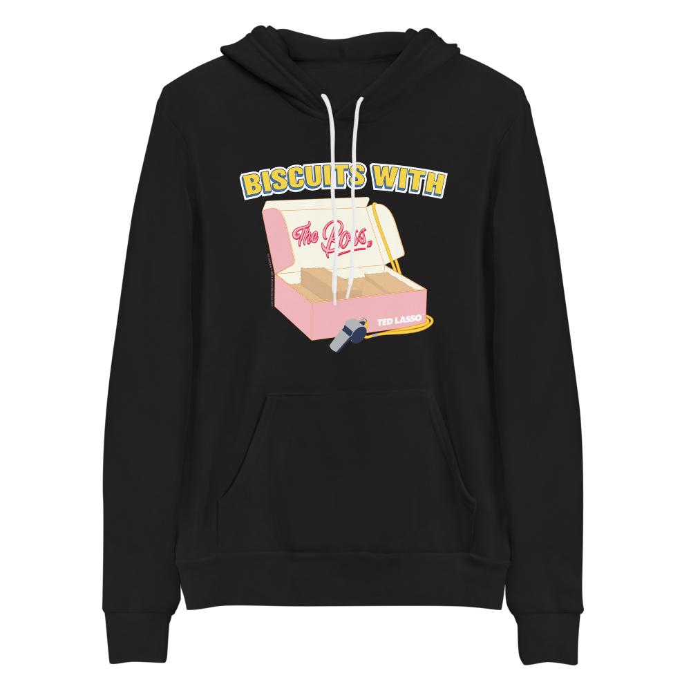 Ted Lasso Biscuits With The Boss Adult Fleece Hooded Sweatshirt