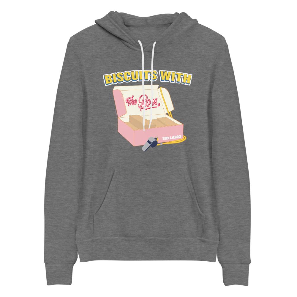 Ted Lasso Biscuits With The Boss Adult Fleece Hooded Sweatshirt