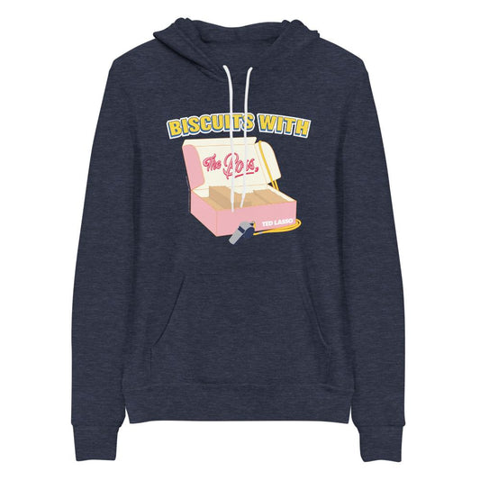 Ted Lasso Biscuits With The Boss Adult Fleece Hooded Sweatshirt-0