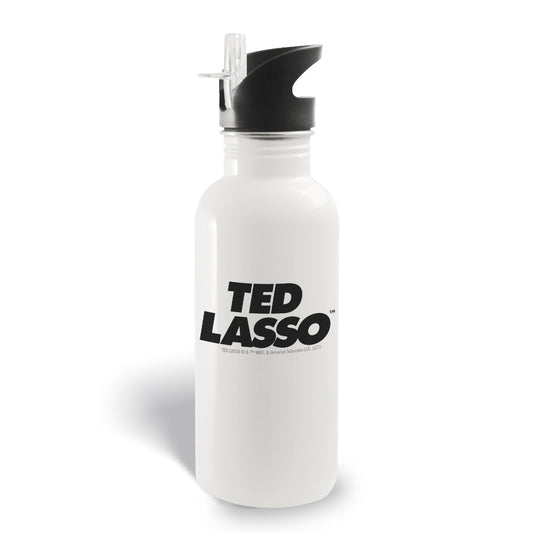 Ted Lasso Logo 20 oz Screw Top Water Bottle with Straw-0