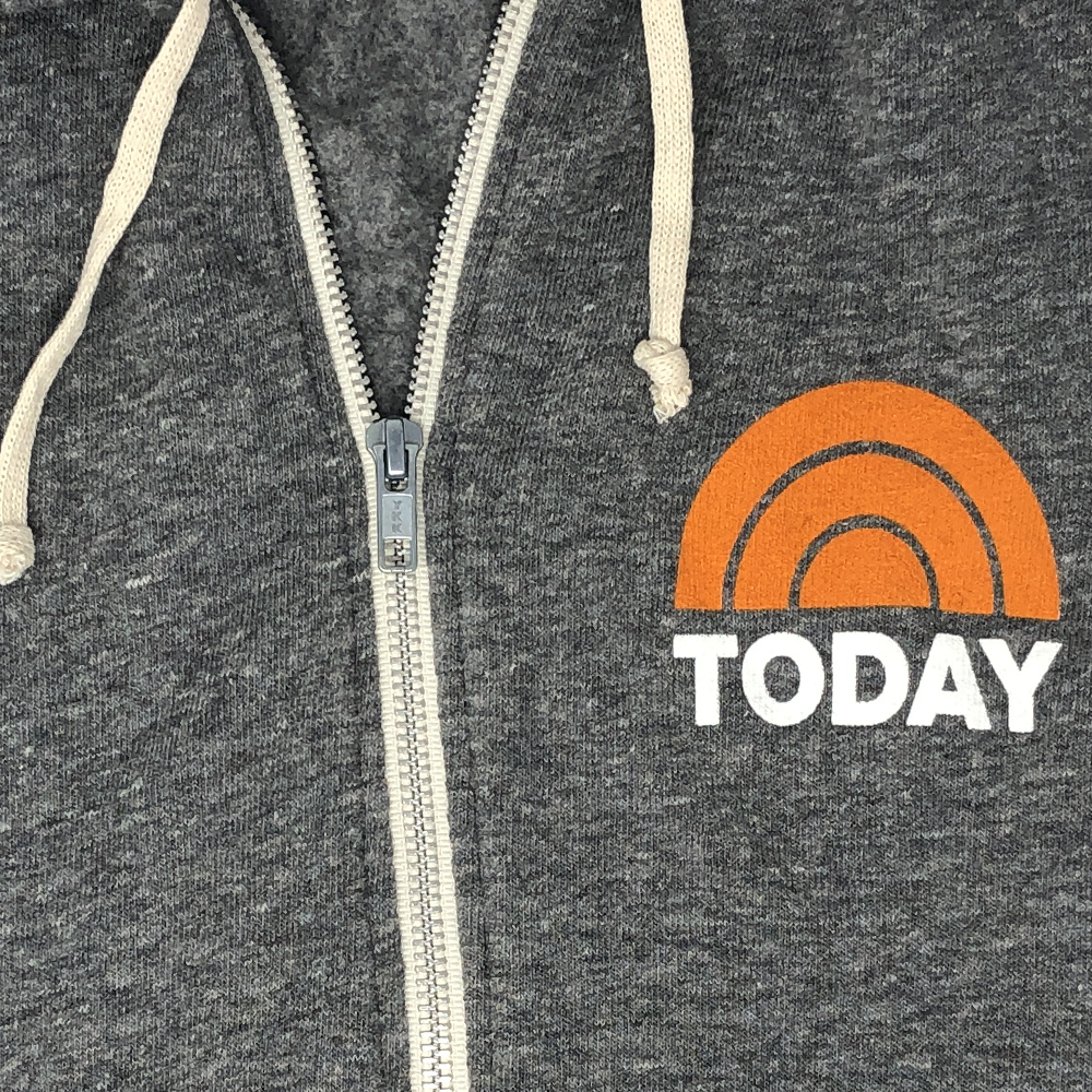 TODAY Logo Full-Zip Hoodie