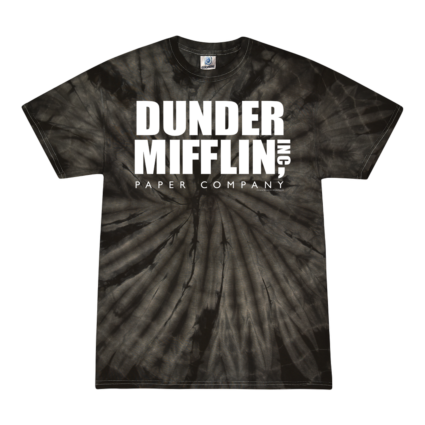 The Office Dunder Mifflin Tie-Dye Short Sleeve T-Shirt