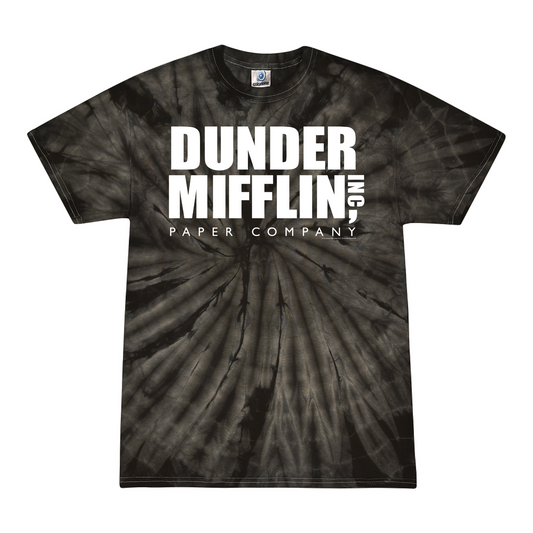 The Office Dunder Mifflin Tie-Dye Short Sleeve T-Shirt-0