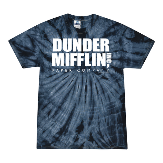 The Office Dunder Mifflin Tie-Dye Short Sleeve T-Shirt-0