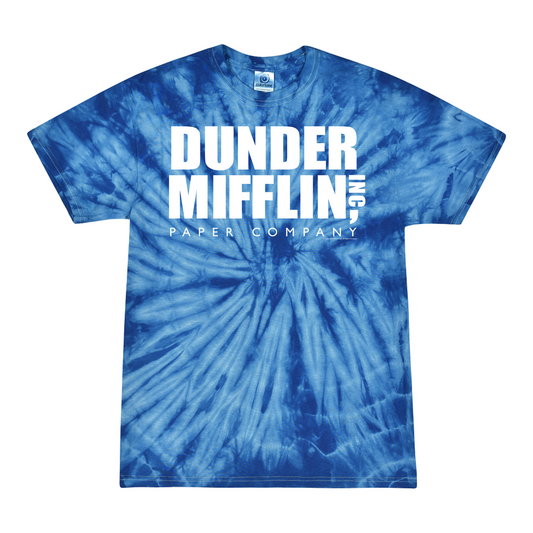 The Office Dunder Mifflin Tie-Dye Short Sleeve T-Shirt-2