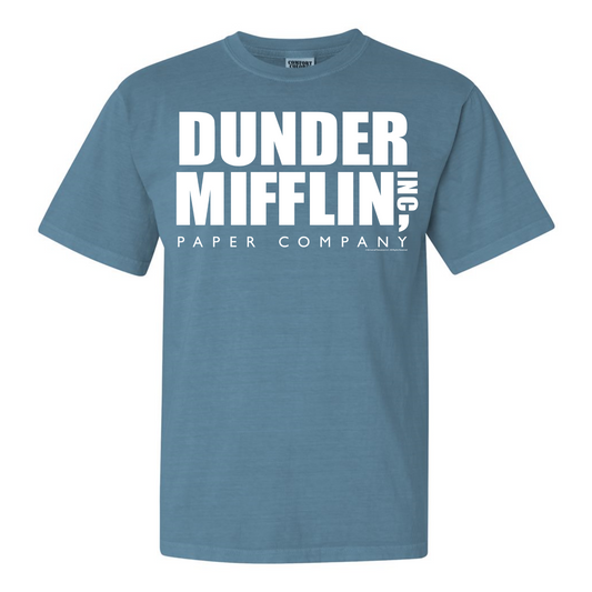 The Office Dunder Mifflin Garment-Dyed T-Shirt-0