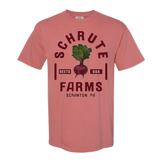 The Office Schrute Farms Garment-Dyed T-Shirt-0