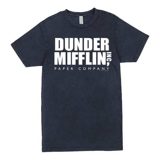 The Office Dunder Mifflin Distressed Short Sleeve T-Shirt-2