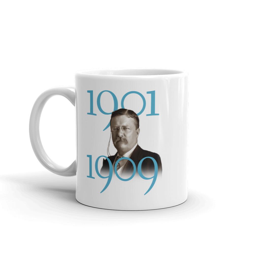 HISTORY Collection Theodore Roosevelt Nine-Tenths of Wisdom White Mug