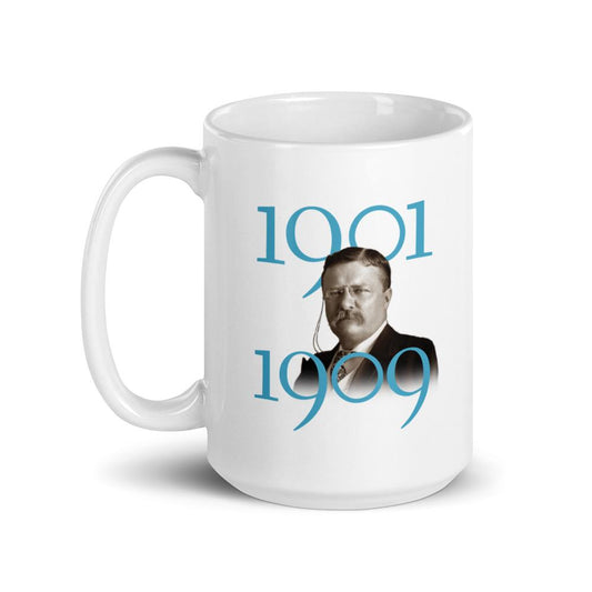 HISTORY Collection Theodore Roosevelt Nine-Tenths of Wisdom White Mug-2