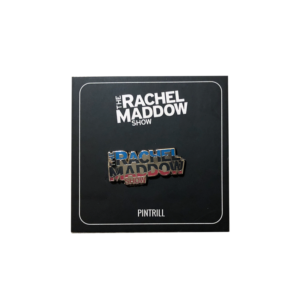 The Rachel Maddow Show Pintrill Logo Pin