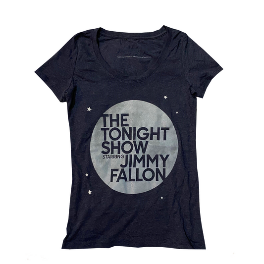 The Tonight Show Starring Jimmy Fallon Women’s Moon and Stars Tee-0