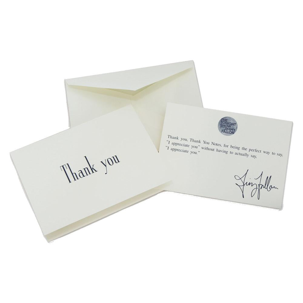 The Tonight Show Starring Jimmy Fallon Official On-Air Thank You Notes