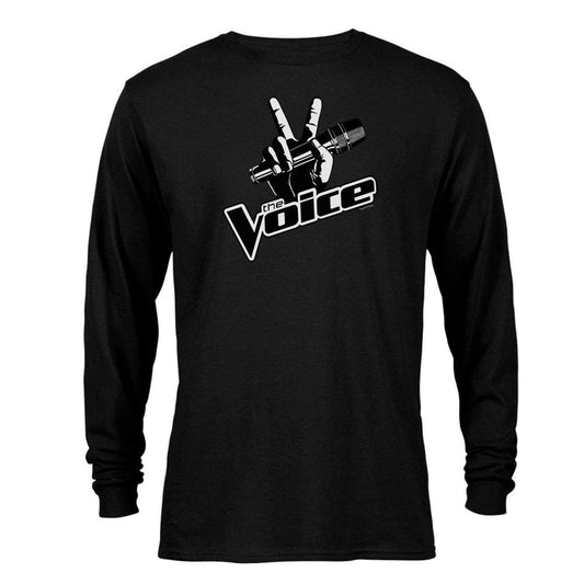 The Voice Logo Adult Long Sleeve T-Shirt-1