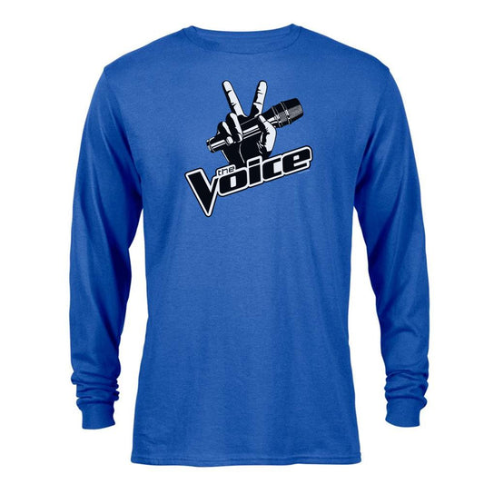 The Voice Logo Adult Long Sleeve T-Shirt-5