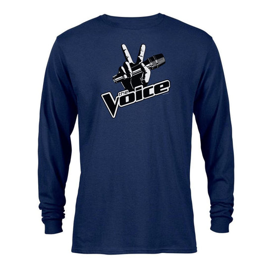 The Voice Logo Adult Long Sleeve T-Shirt-3