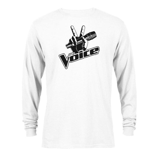 The Voice Logo Adult Long Sleeve T-Shirt-0