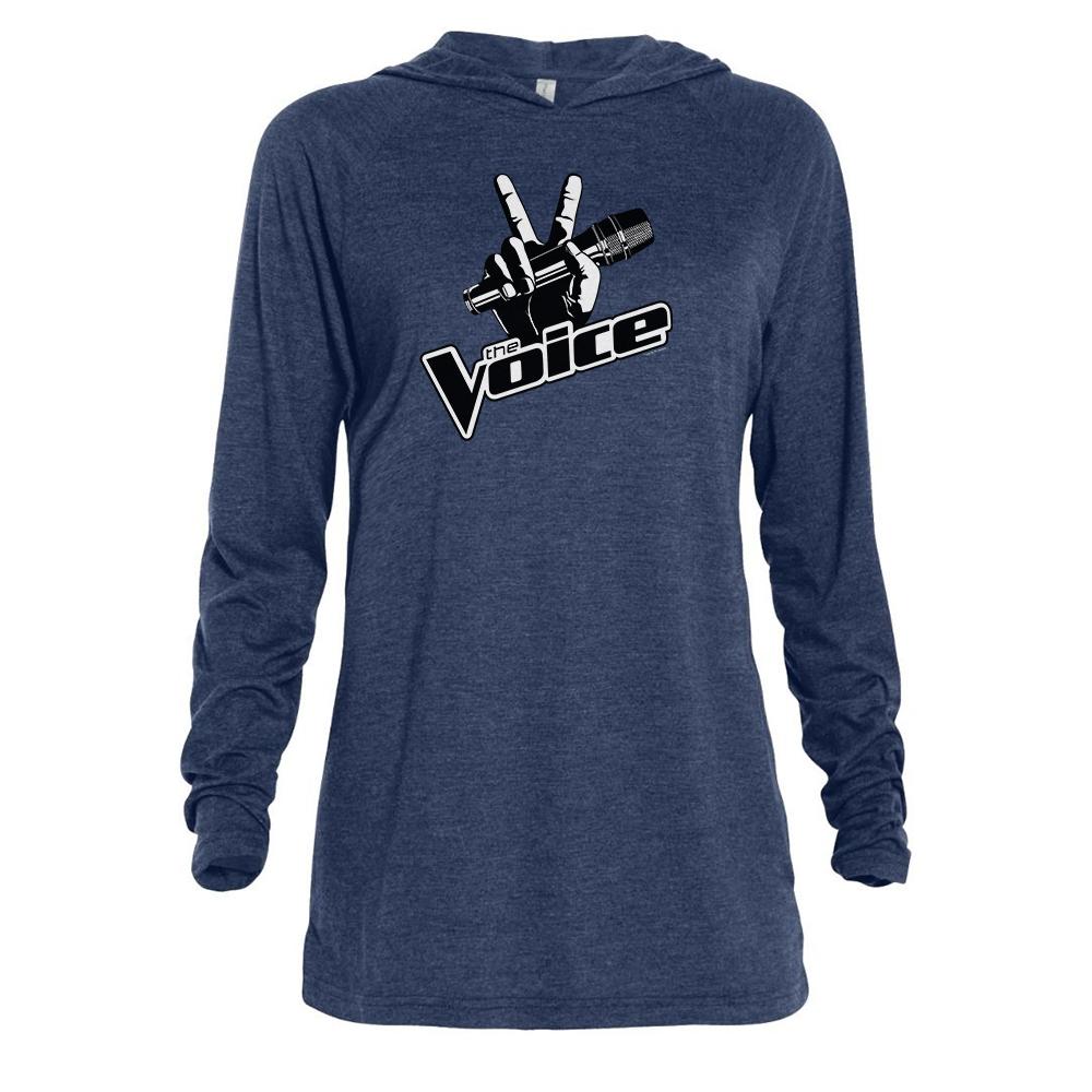 The Voice Logo Adult Tri-Blend Raglan Hoodie