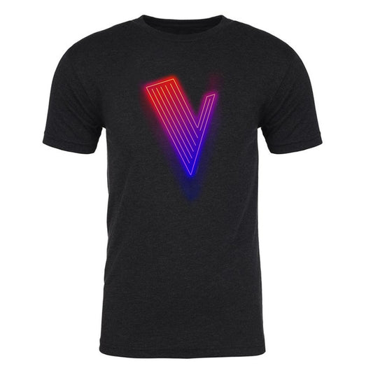 The Voice Neon Logo Men's Tri-Blend T-Shirt-1