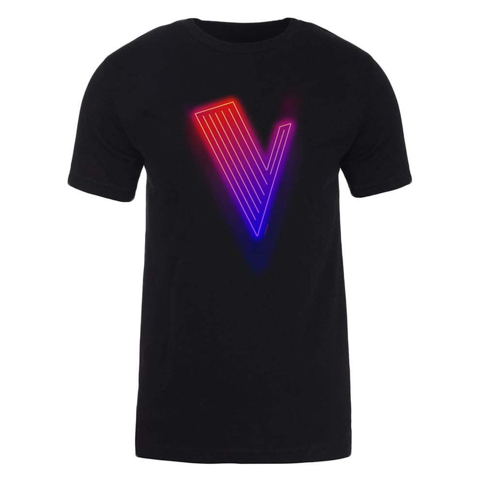 The Voice Neon Logo Adult Short Sleeve T-Shirt