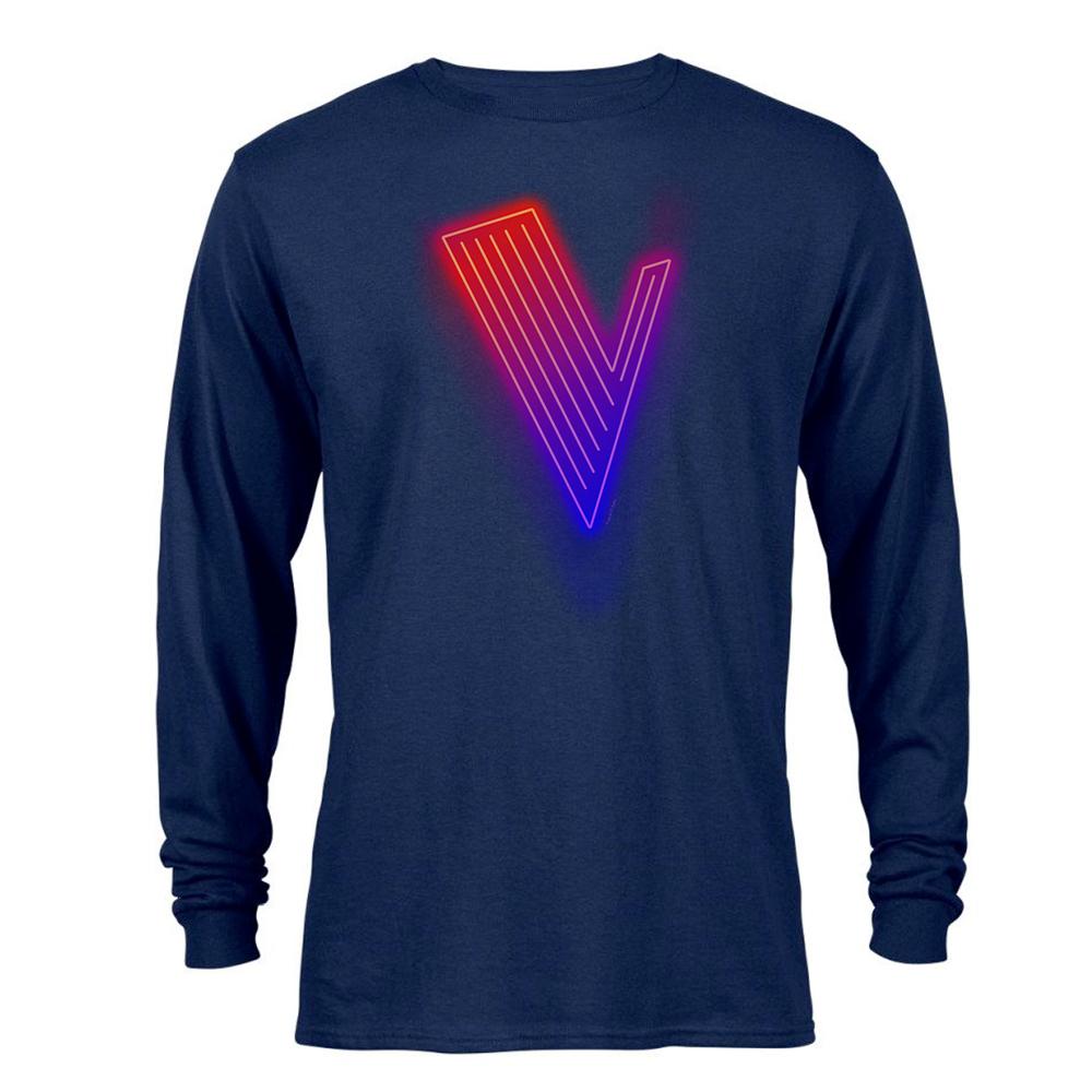 The Voice Neon Logo Adult Long Sleeve T-Shirt