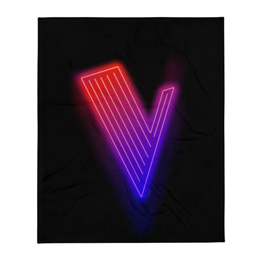 The Voice Neon Logo Fleece Blanket-0