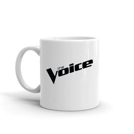 The Voice Wordmark White Mug-4