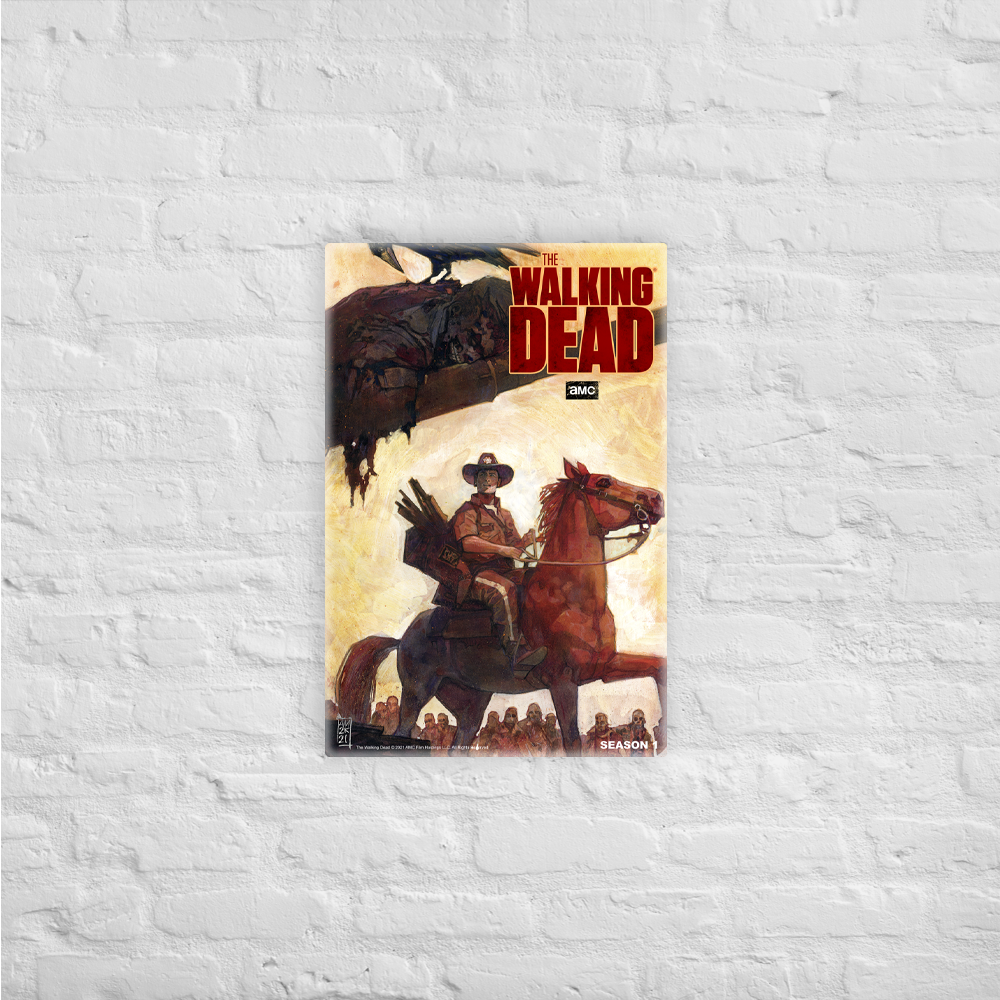 11 WEEKS OF TWD – SEASON 1 BY ALEX MALEEV – Premium Gallery Wrapped Canvas