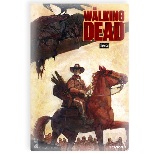 11 WEEKS OF TWD – SEASON 1 BY ALEX MALEEV – Premium Gallery Wrapped Canvas-2