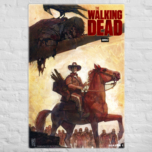 11 WEEKS OF TWD – SEASON 1 BY ALEX MALEEV – Premium Gallery Wrapped Canvas-1