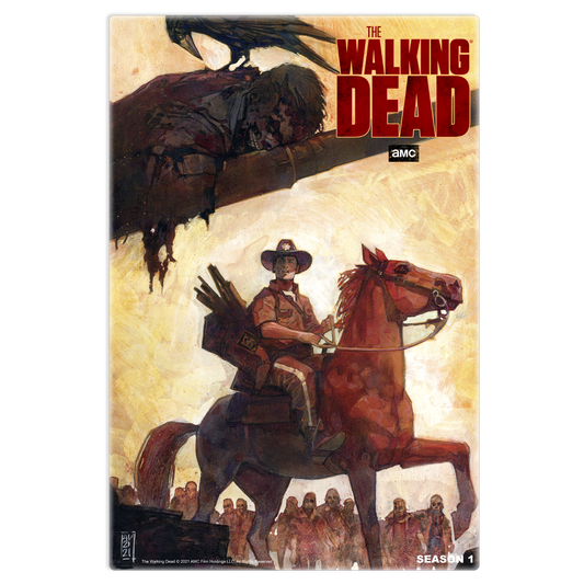 11 WEEKS OF TWD – SEASON 1 BY ALEX MALEEV – Premium Gallery Wrapped Canvas-0