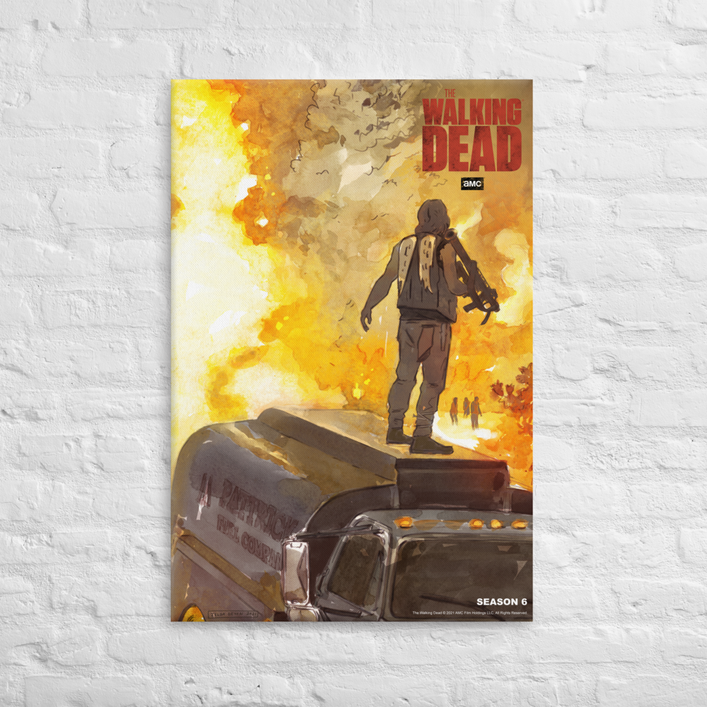 11 Weeks of TWD – Season 6 by Zelda Devon Premium Gallery Wrapped Canvas