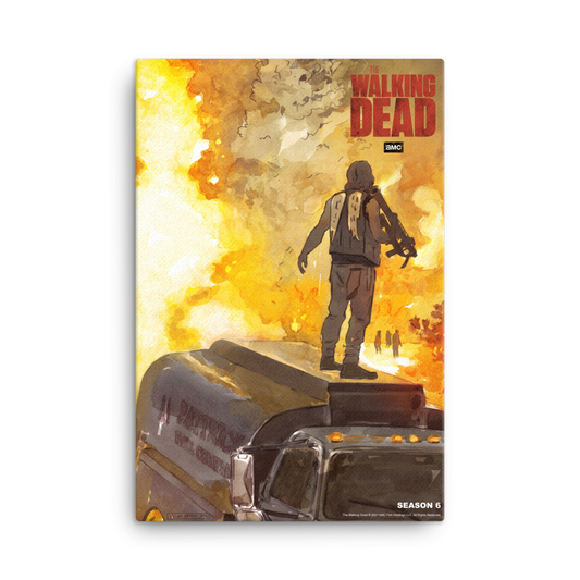 11 Weeks of TWD – Season 6 by Zelda Devon Premium Gallery Wrapped Canvas-0