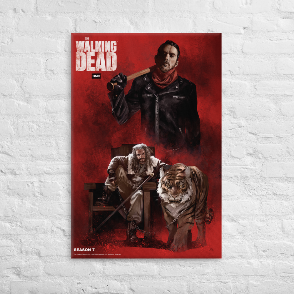 11 Weeks of TWD – Season 7 by Rafael de Latorre Premium Gallery Wrapped Canvas