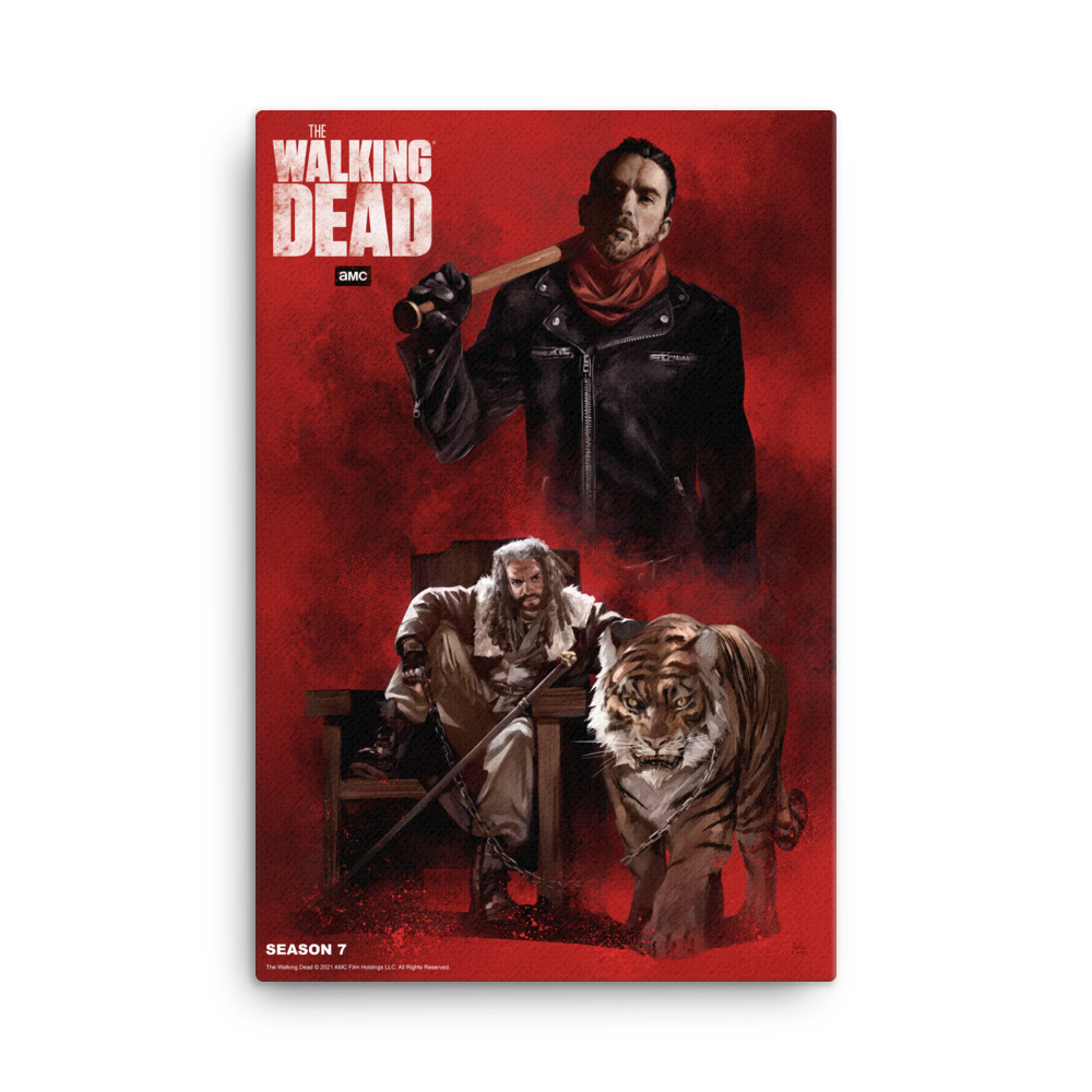 11 Weeks of TWD – Season 7 by Rafael de Latorre Premium Gallery Wrapped Canvas