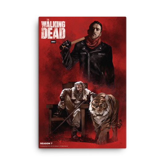 11 Weeks of TWD – Season 7 by Rafael de Latorre Premium Gallery Wrapped Canvas-0