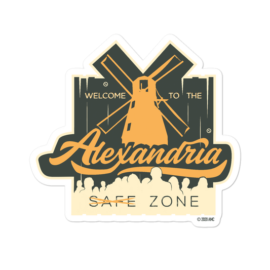 The Walking Dead Alexandria Die Cut Sticker-1