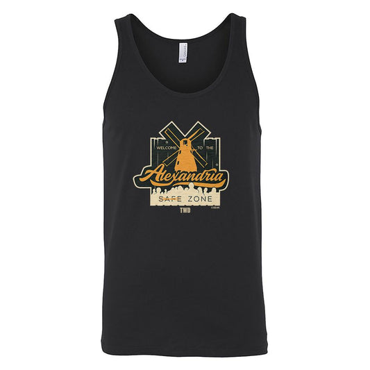 The Walking Dead Alexandria Adult Tank Top-0